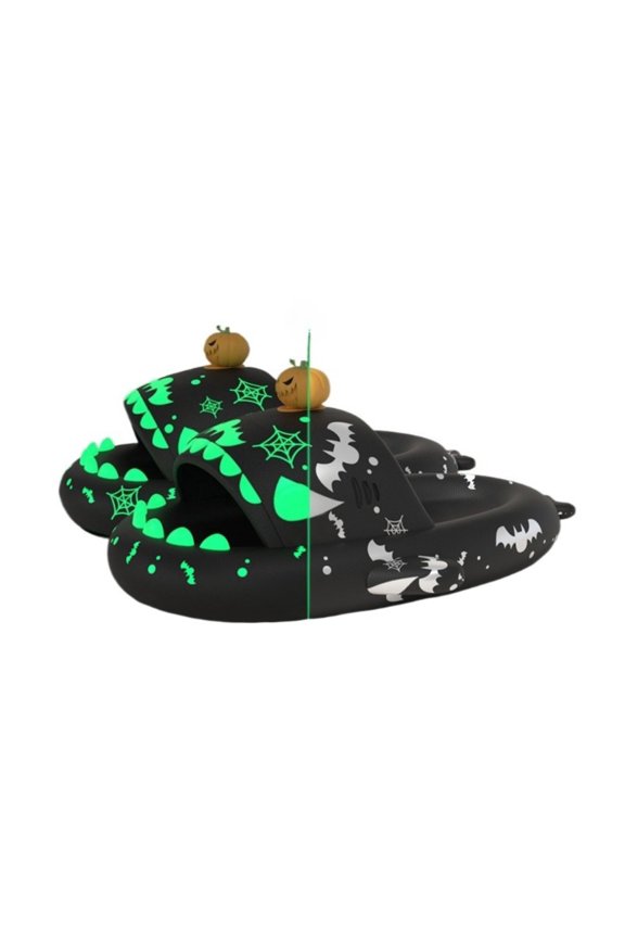 Cartoon Shark Glow in the Dark Slippers EVA Non Slip House Slides