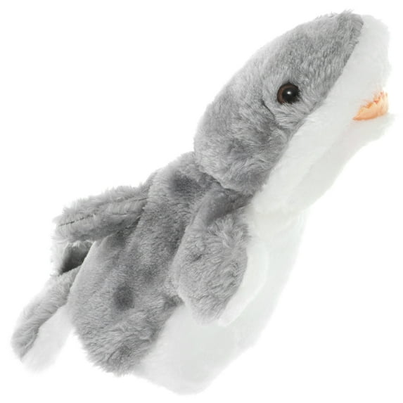 Cartoon Shark Hand Puppet Portable Plush Animal Hand Puppet Parent-child Interactive Plush Toy