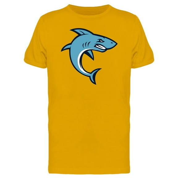 Cartoon Shark Mascot T-Shirt Men -Image by Shutterstock, Male x-Large