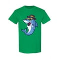 thumbnail image 1 of Cartoon Shark  T-Shirt Men -Image by Shutterstock, Male x-Large, 1 of 2