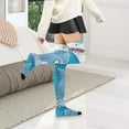 thumbnail image 1 of Cartoon Sharks Womens Thigh High Stocks Over Knee High Socks Thigh Tigh Boot Stockings, 1 of 7