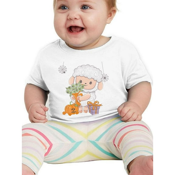 Cartoon Sheep W Gummy Eyes T-Shirt Infant -Image by Shutterstock,  12 Months