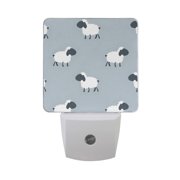 Cartoon Sheeps LED Night Light with Smart Sensor Plug Into Wall Dusk to Dawn 2 packs