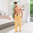 thumbnail image 1 of Cartoon Sheeps Mens Pajama Pants Cotton Elastic Waistband Lounge Sleep Pajama Bottoms Pj with Pocket, 1 of 7