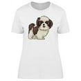 thumbnail image 1 of Cartoon Shih Tzu Dog T-Shirt Women -Image by Shutterstock, Female x-Large, 1 of 2