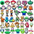 thumbnail image 1 of Cartoon Shoe Charms (25pcs) - Cute Clog Decoration for Adults & Kids, 1 of 5