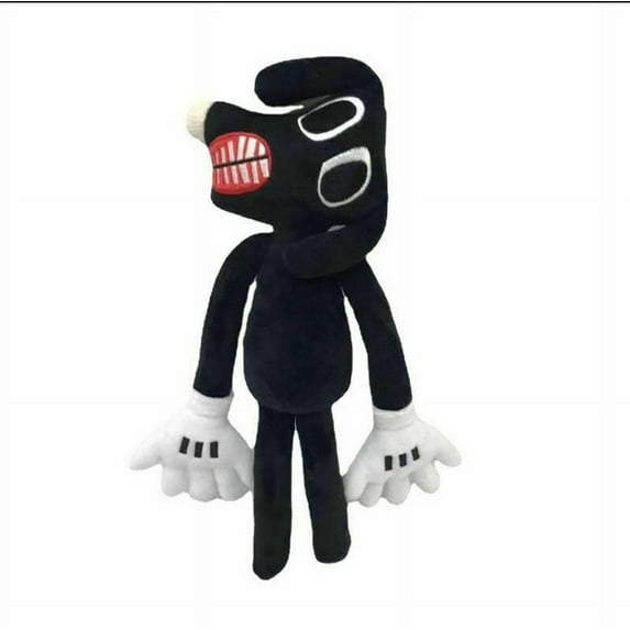 Cartoon Siren Head Horror Black Dog Plush Stuffed Doll Kids Birthday Best Gift