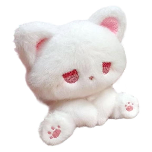 Cartoon Sitting Postures Cats Plush Toy Soft Stuffed Doll For Kids Birthday Gift And Home Offices Desk Shelf Decoration
