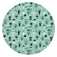 thumbnail image 1 of Cartoon Skull Pattern Round Fitted Tablecloth with Elastic Edge,Dining Table Cover Waterproof,Outdoor Round Tablecloth for Camping,Dining,Indoor and Outdoor, 1 of 7