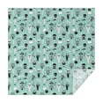 thumbnail image 1 of Cartoon Skull Pattern Square Tablecloth,Waterproof Square Table Cover,Wipeable Spillproof Washable Table Cover for Home Kitchen Party Decor 42"X42"(107x107cm), 1 of 6