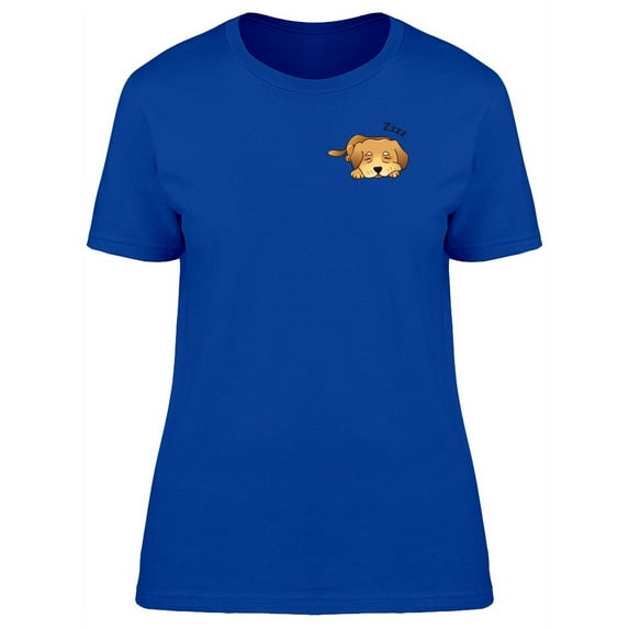 Cartoon Sleeping Dog Tee Women's -Image by Shutterstock