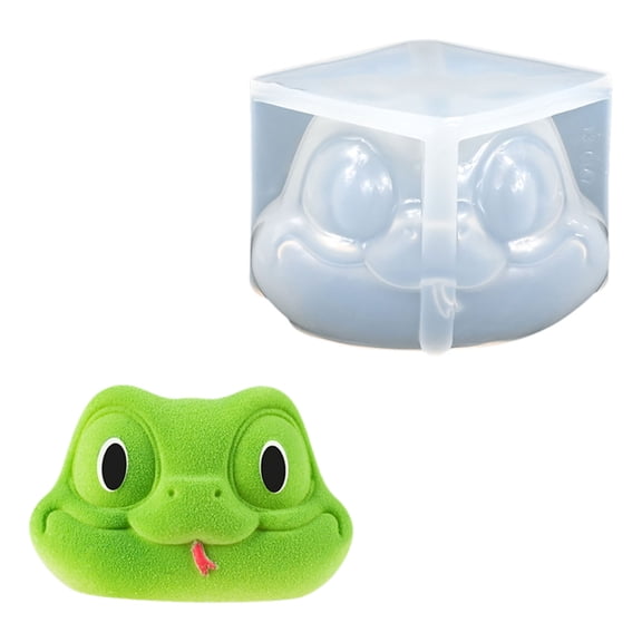 Cartoon Snake Shaped Dessert Mould Silicone Cake Mold Easy Releases Pastries Baking Mold Household Kitchenwares