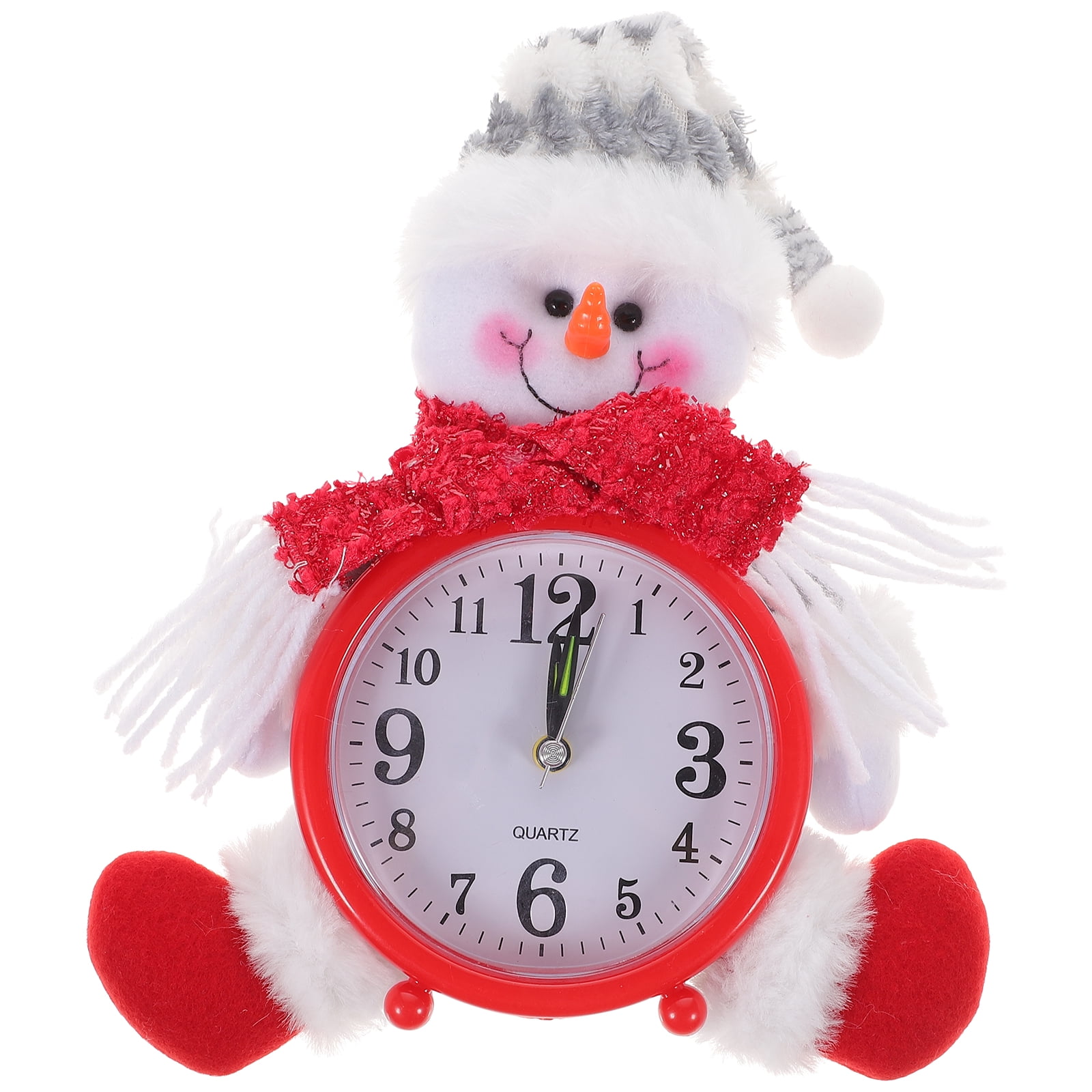 Cartoon Snowman Design Wall Clock Xmas Wall Clock Wall Clock Decor