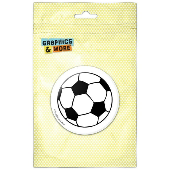 Cartoon Soccer Ball Football Refrigerator Button Magnet