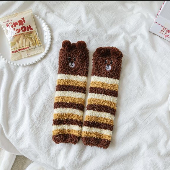Cartoon Socks,Women Fun Novelty Crew Character Warm, Comfy & Cozy Designed Socks