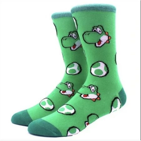 Cartoon Socks, Womens & Mens Fun Novelty Crew Character 360 Degree Artwork Designed Socks