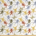 thumbnail image 1 of Ambesonne Cartoon Fabric by the Yard Upholstery, Hand Drawn Monkey, 3 Yards, Multicolor, 1 of 4