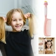 thumbnail image 1 of Cartoon Silicone Children's Hair Brush - Pig Shaped Soft Handle Comb for Girls - Exclusive Home Use, 1 of 5