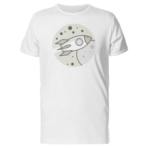 Cartoon Space Rocket Tee Men's -Image by Shutterstock