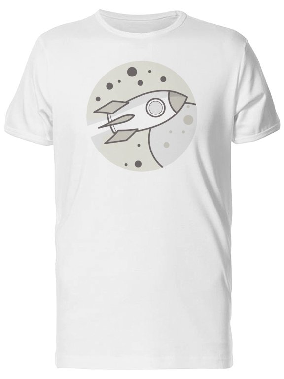 Cartoon Space Rocket Tee Men's -Image by Shutterstock