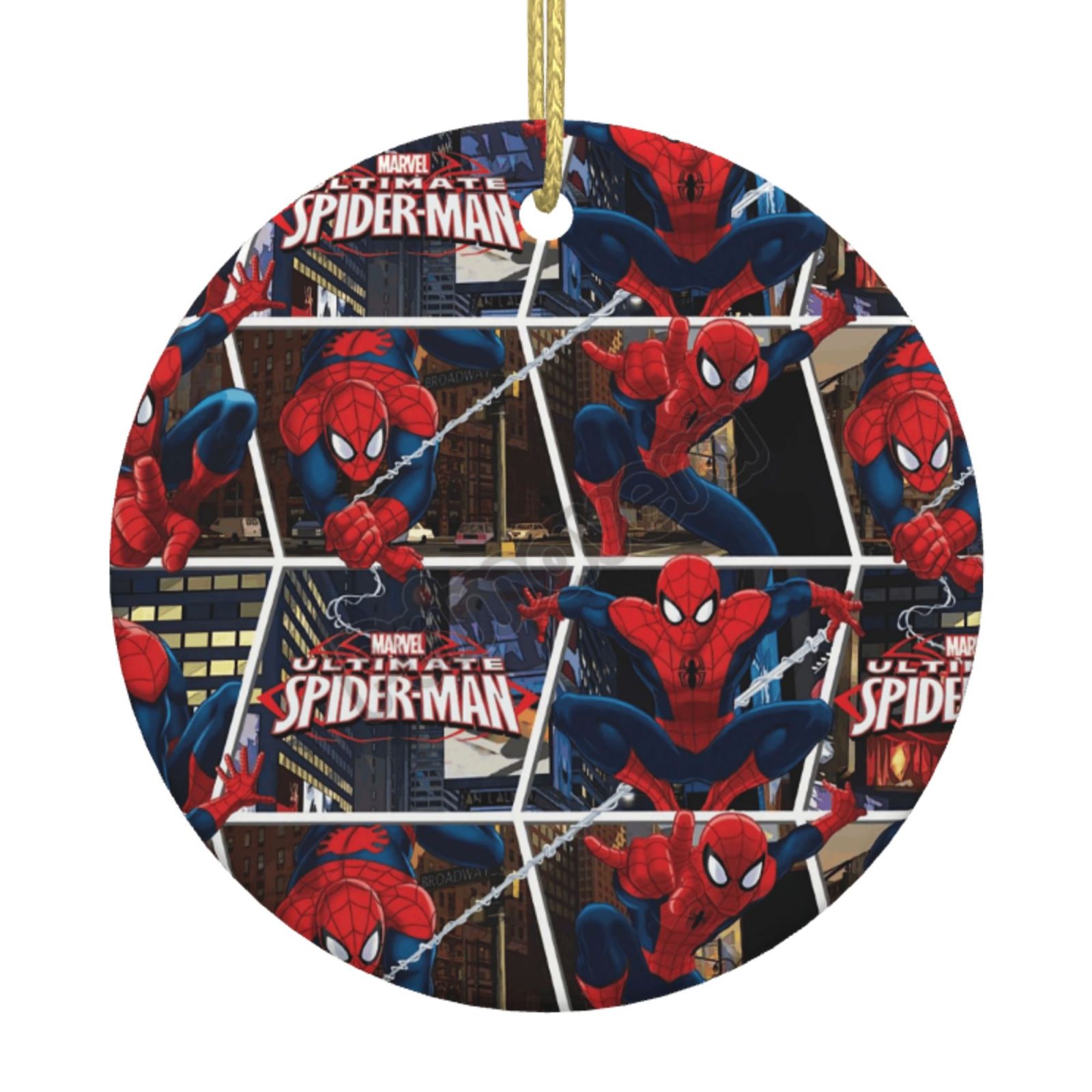 Cartoon SpiderMan Christmas Ornament,Farmhouse Christmas Tree Holiday