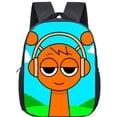 thumbnail image 1 of Cartoon Sprunki 12 Inch Backpack School Bags Incredibox Game Schoolbag Backpacks, 1 of 27