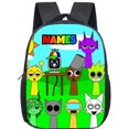 thumbnail image 1 of Cartoon Sprunki 12 Inch Backpack School Bags Incredibox Game Schoolbag Backpacks, 1 of 27