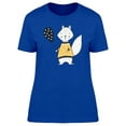 thumbnail image 1 of Cartoon Squirrel With A Balloon T-Shirt Women -Image by Shutterstock, Female Medium, 1 of 2