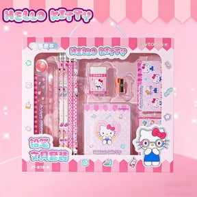Cartoon Stationery Gift Box Cute Kuromi Melody Pencils Erasers Ruler Study Set Friend Gifts