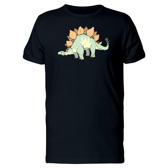 Cartoon Stegosaurus Tee Men's -Image by Shutterstock