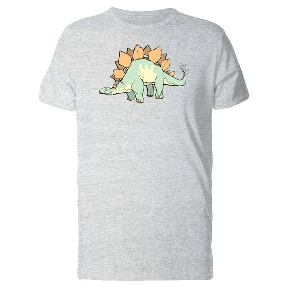Cartoon Stegosaurus Tee Men's -Image by Shutterstock