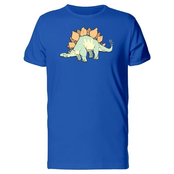 Cartoon Stegosaurus Tee Men's -Image by Shutterstock