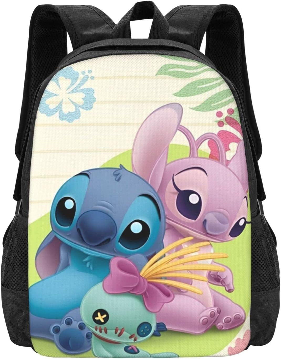 Cartoon Stitch And Angel Backpacks Stitch Cartoon Lilo Anime Backpacks ...