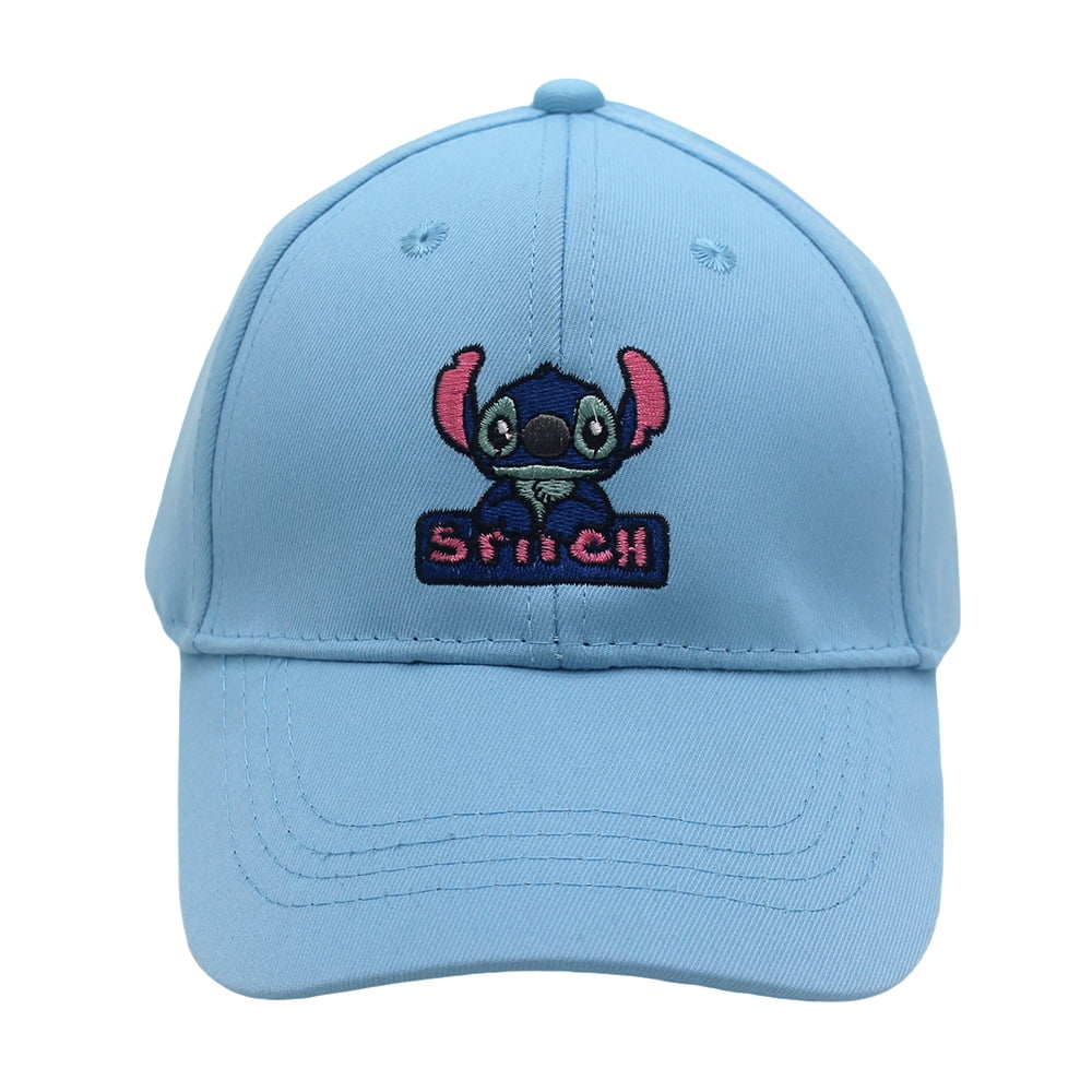 Cartoon Stitch Baseball Cap Unisex Boys Girls Cool Hat Cute Embroidery Adjustable Cap Sun Hats