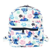 ZEENEEK Cartoon Stitch Printed Mini Backpack Kids Adults Adjustable Strap