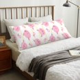 Cartoon Striped Pink Pig Cute Body Pillow Cover Soft Comfortable Body
