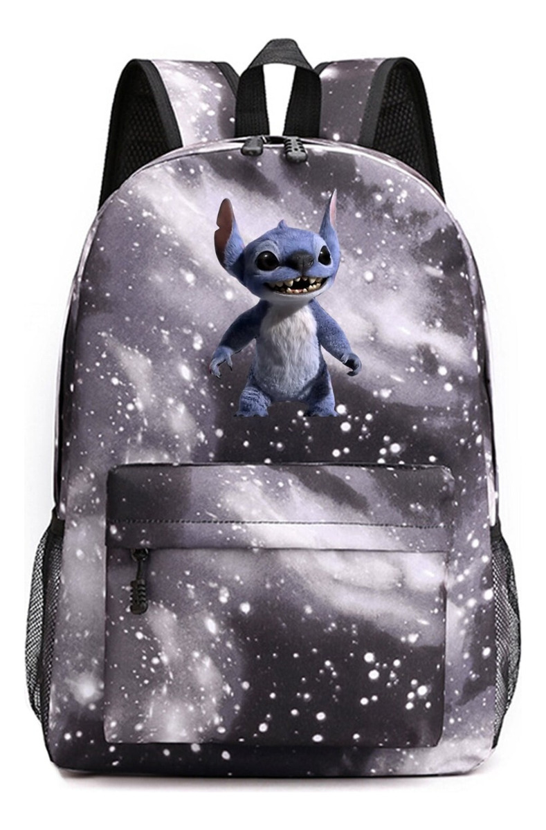 Cartoon Students Backpack with Fun Stitch Look – Perfect for and School Gear