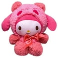 thumbnail image 1 of Cartoon Stuffed Animals Plush Figure Toy 8 Inch(Pink), 1 of 7