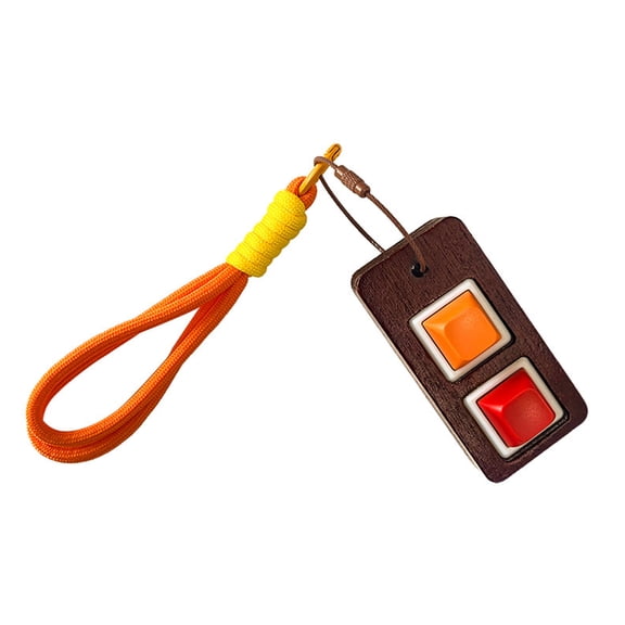 Cartoon Styles Press Button Keychain Anxieties Relief Tool For Students Workers Phone Strap Accessory Practical Everyday Carry