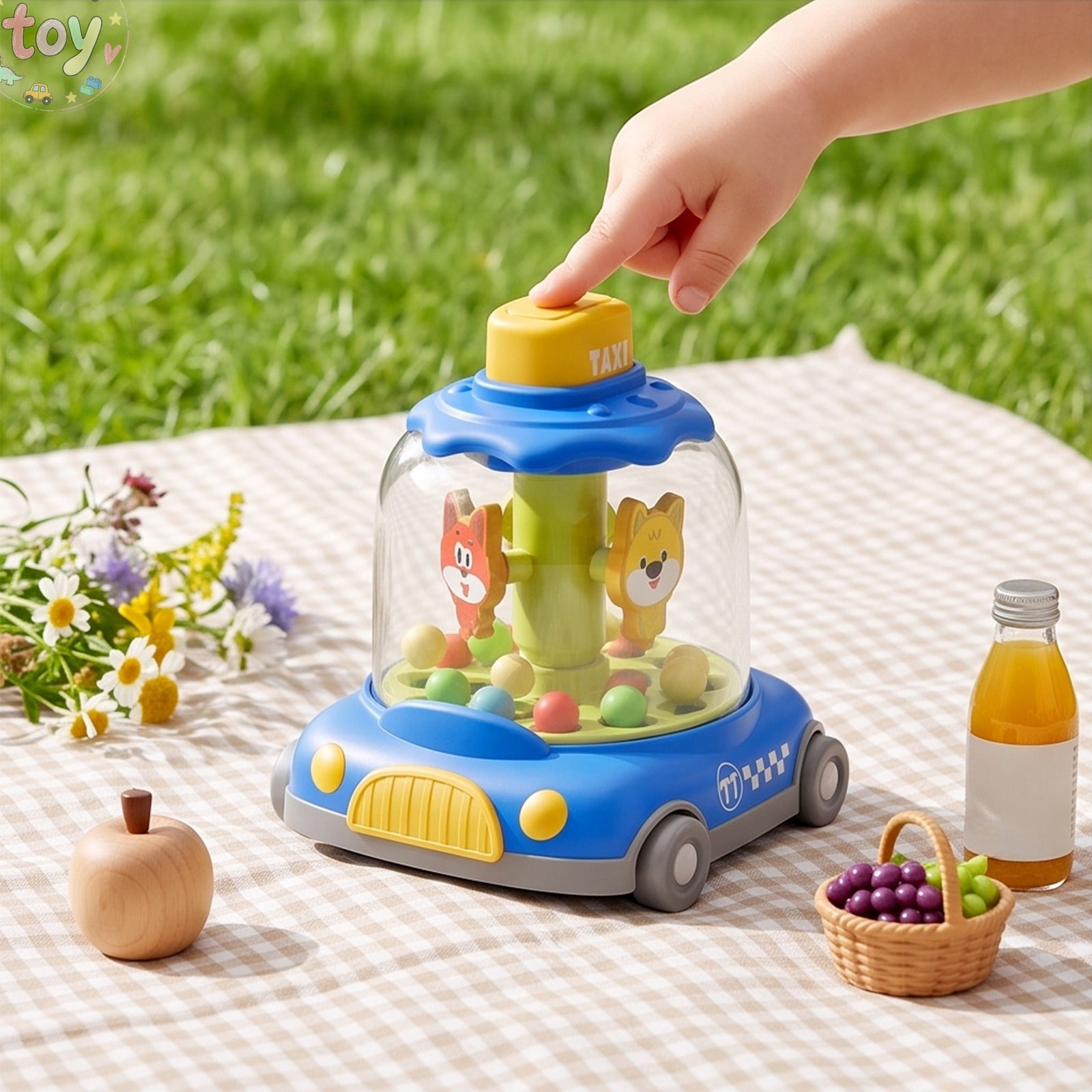 Cartoon Suction Cup Spinner Toy, Baby Rotating Sensory Fidget Plaything ...