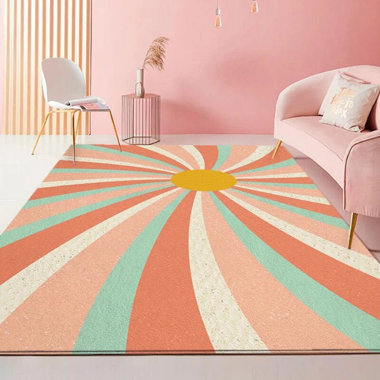 Cartoon Sun Rug Living Room Large Area Rugs Bedroom Carpet Modern Home ...