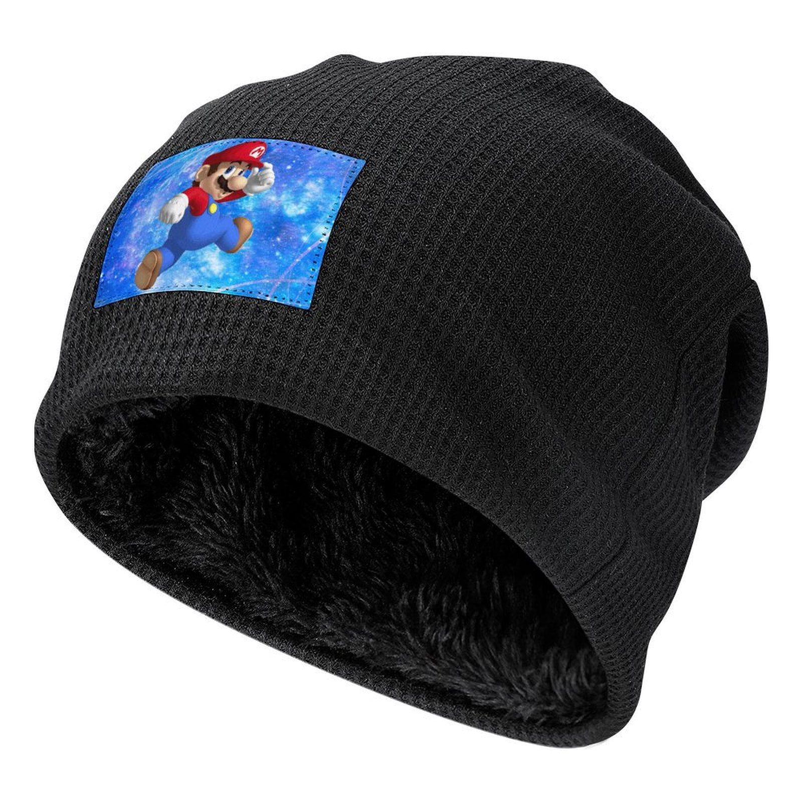 cartoon-super-mario-unisex-stretchable-knitted-beanie-hat-daily-plush