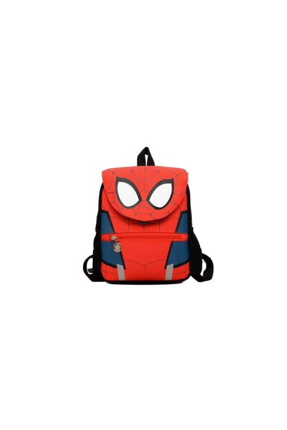 Cartoon Superhero Themed Large Capacity School Bag for Daily Education Patterned Backpack Rucksack Student Bookbag Comic Design Action Hero Pattern Travel Daypack