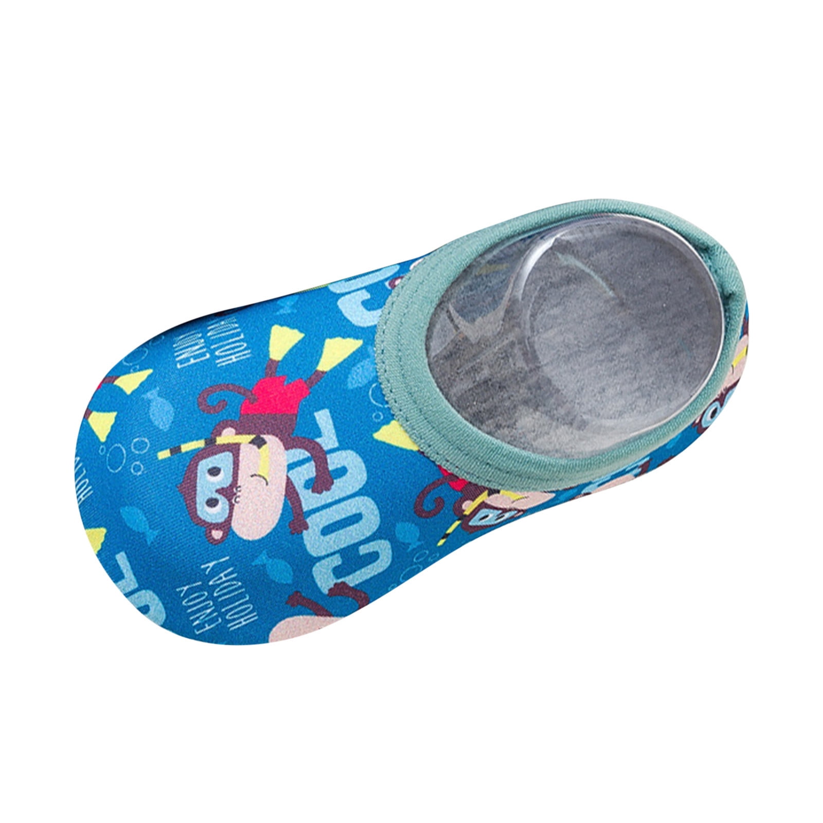 Kids Water Shoes And Baby Beach Shoes (2-3 Years, Blue Whale), Non-Slip Aqua Socks For Kids, Infant Swim Shoes For Pool, Sea And Sand, Quick-Dry