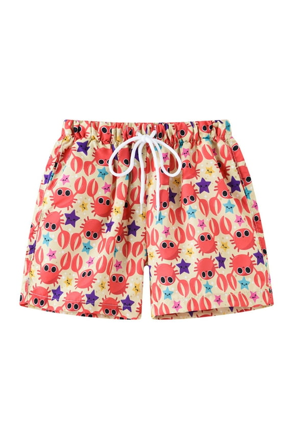 Cartoon Swimsuit Swim Toddler Bathing Baby 28Y Swimming Trunks Suit Beach Shorts Boys Kids Boys Swimwear C 5 Years-6 Years