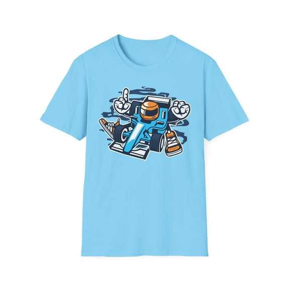 Cartoon T Shirt Animation Shirt Funny Tee Unisex Softstyle 64000 100 Percent Ring Spun Cotton