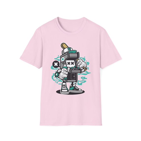 Unisex Gildan Softstyle Cartoon T Shirt Animation Design Funny Tee Ring Spun Cotton