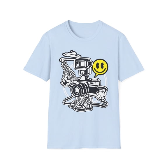 Cartoon T Shirt Animation Graphic Tee Unisex Funny Tee Shirt Gildan Softstyle 64000