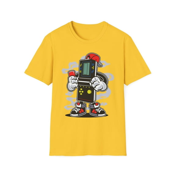 Cartoon T Shirt Animation Funny Unisex Softstyle 100 Percent Ring Spun Cotton Tee