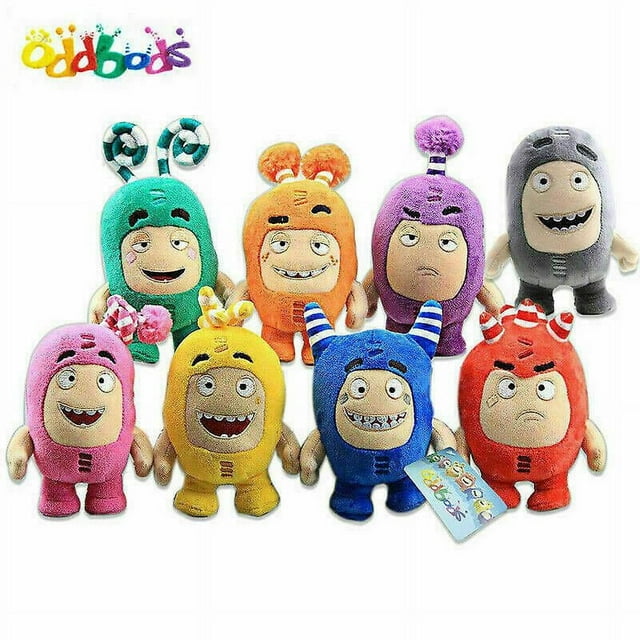 Cartoon TV Oddbods Plush Toy Fuse Slick Bubbles Pogo Soft Stuffed Doll ...